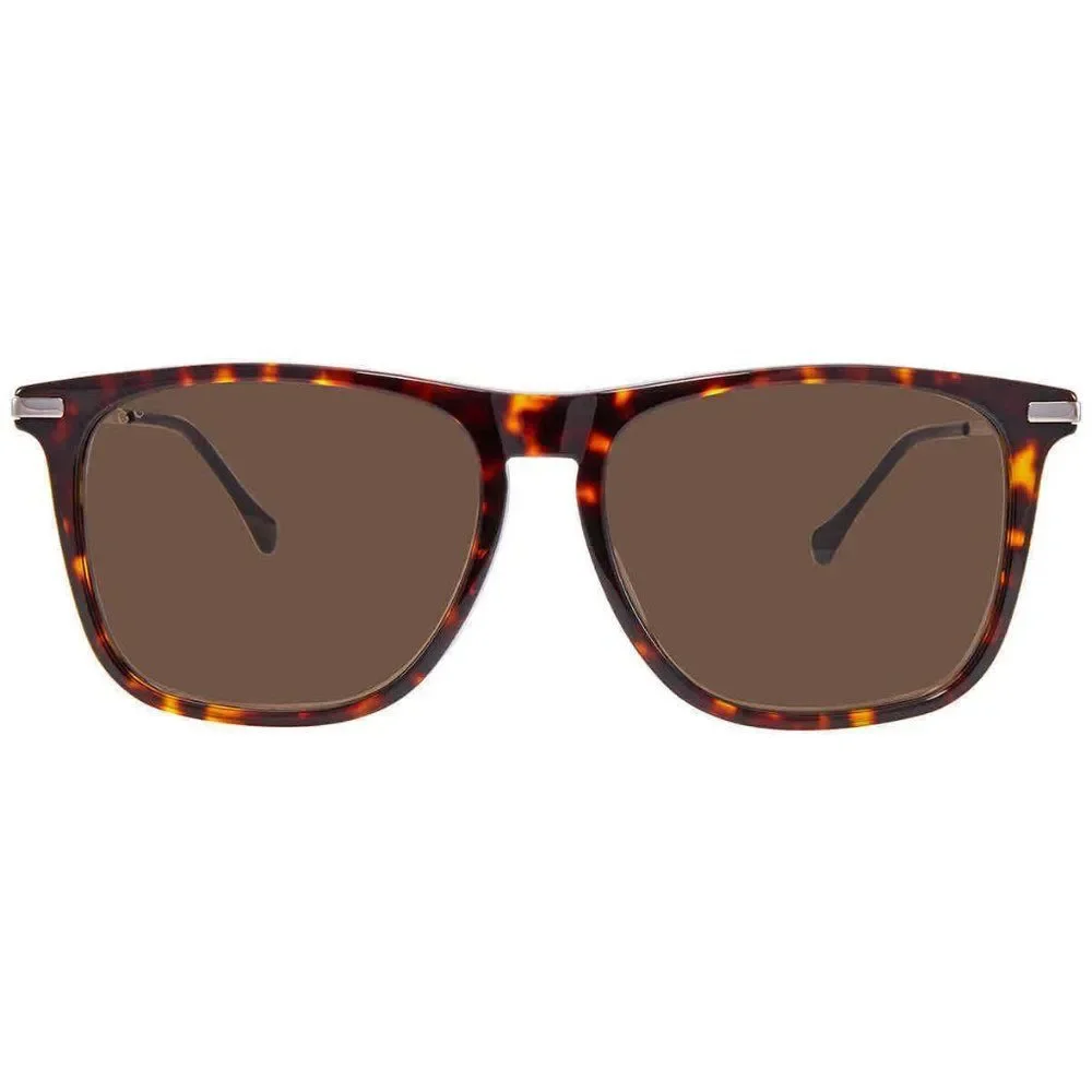 NEW Gucci Brown Rectangular Men's Sunglasses